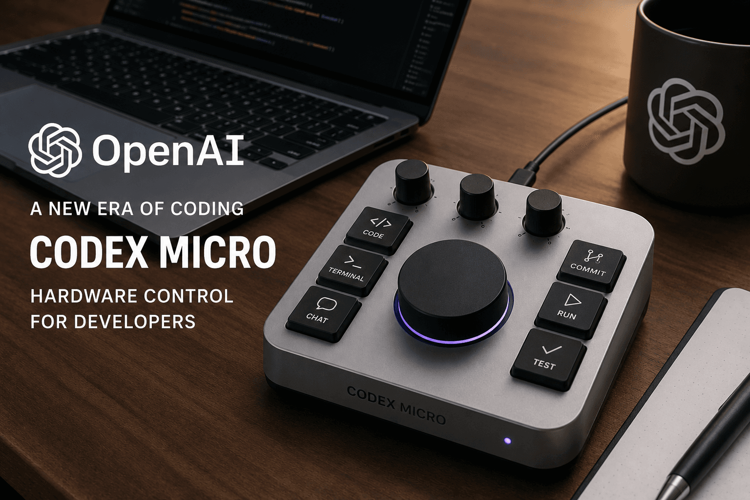 OpenAI'dan Bir İlk: Codex Micro ile Kodlama Deneyimini Donanımsal Kontrol
