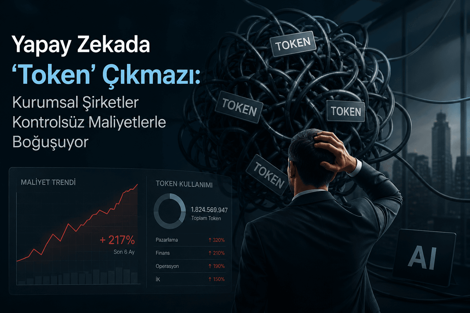 Yapay Zekada 'Token' Çıkmazı: Kurumsal Şirketler Kontrolsüz Maliyetlerle Boğuşuyor