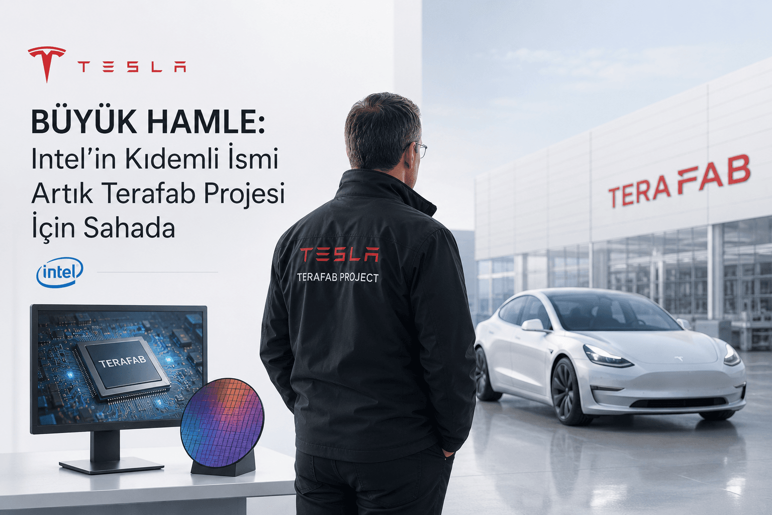 Tesla'dan Büyük Hamle: Intel'in Kıdemli İsmi Artık Terafab Projesi İçin Sahada