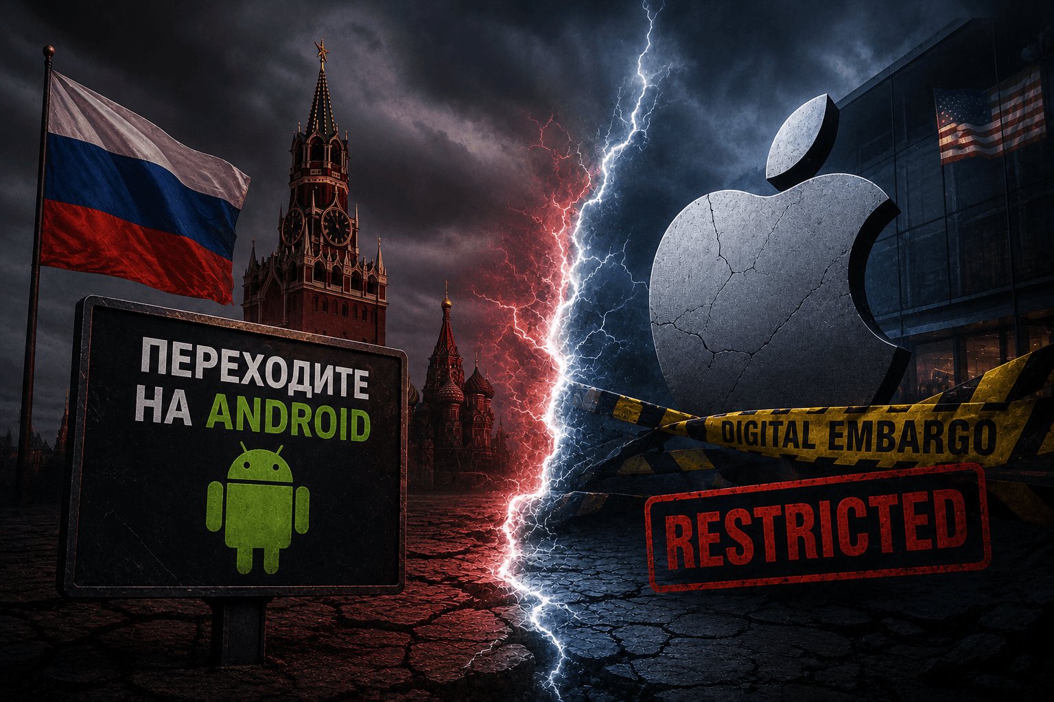 Rusya'dan Apple'a 'Android'e Geçin' Çağrısı: Dijital Ambargo Gerilimi Tırmanıyor