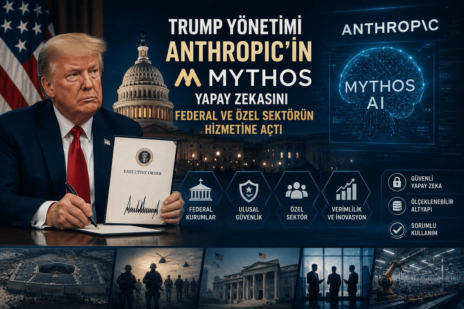 Trump Yönetimi Anthropic’in Mythos Yapay Zekasını Federal ve Özel Sektörün Hizmetine Açtı