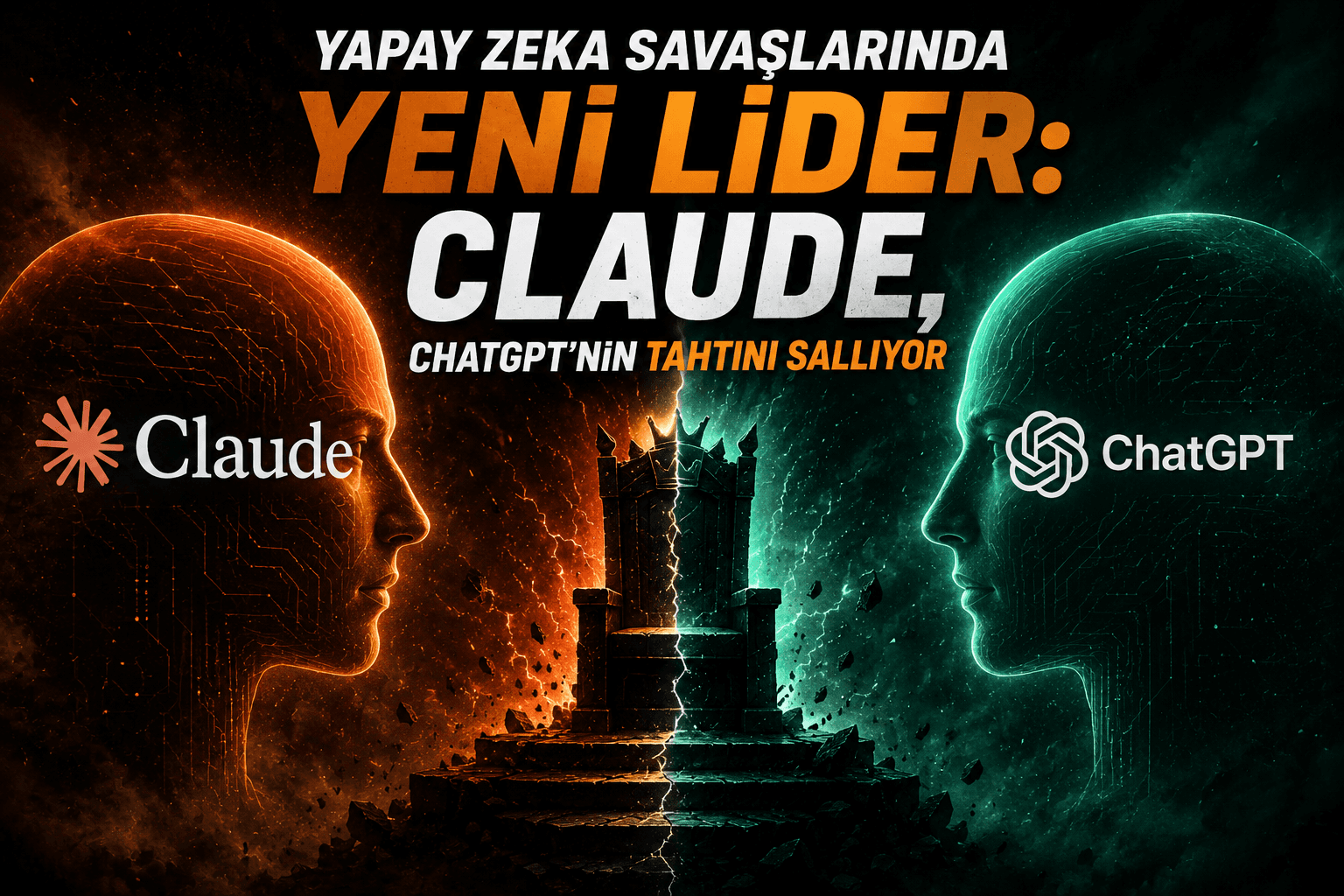 Yapay Zeka Savaşlarında Yeni Lider: Claude, ChatGPT'nin Tahtını Sallıyor