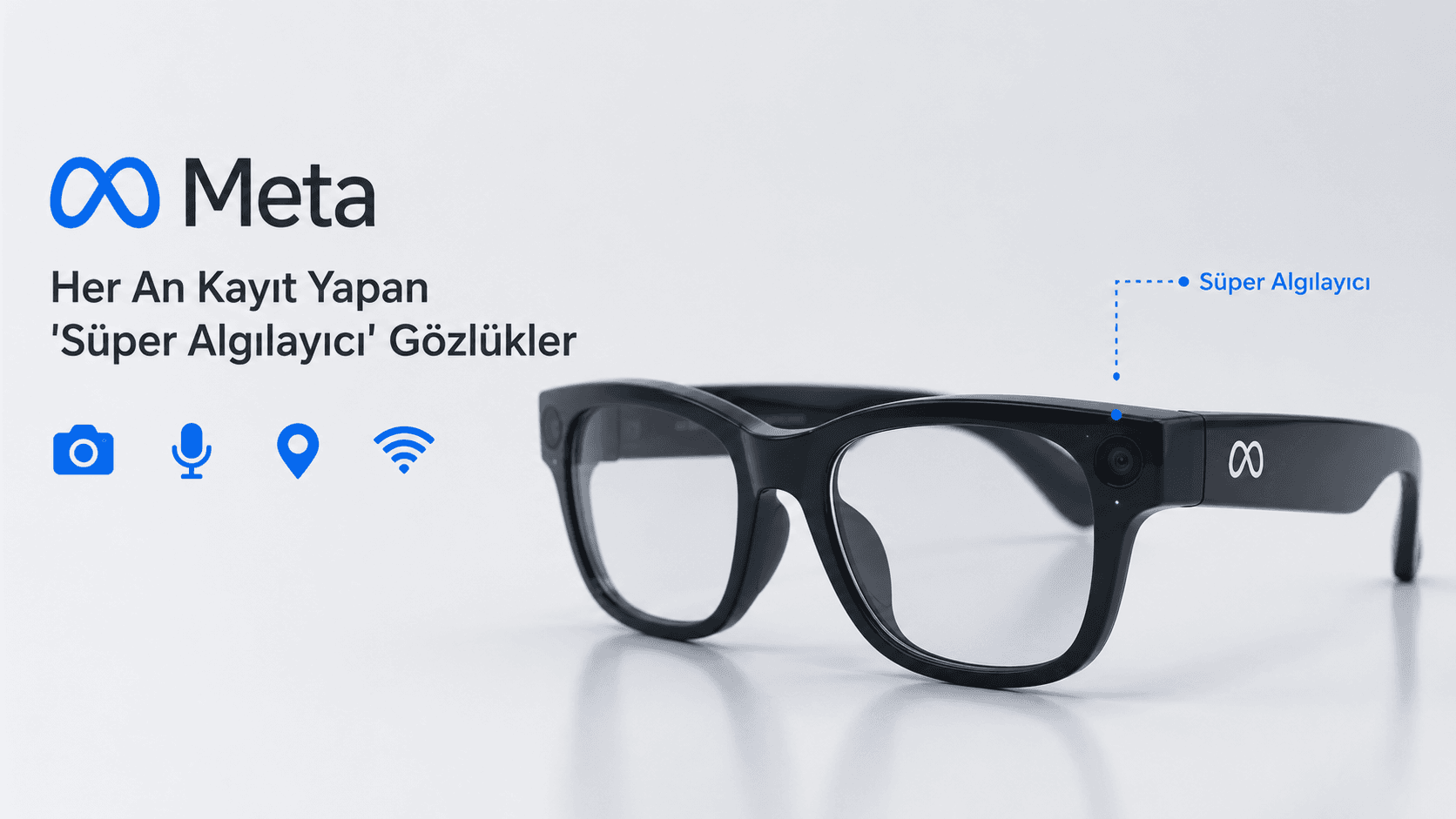 Meta'nın Yeni Projesi: Her An Kayıt Yapan 'Süper Algılayıcı' Gözlükler
