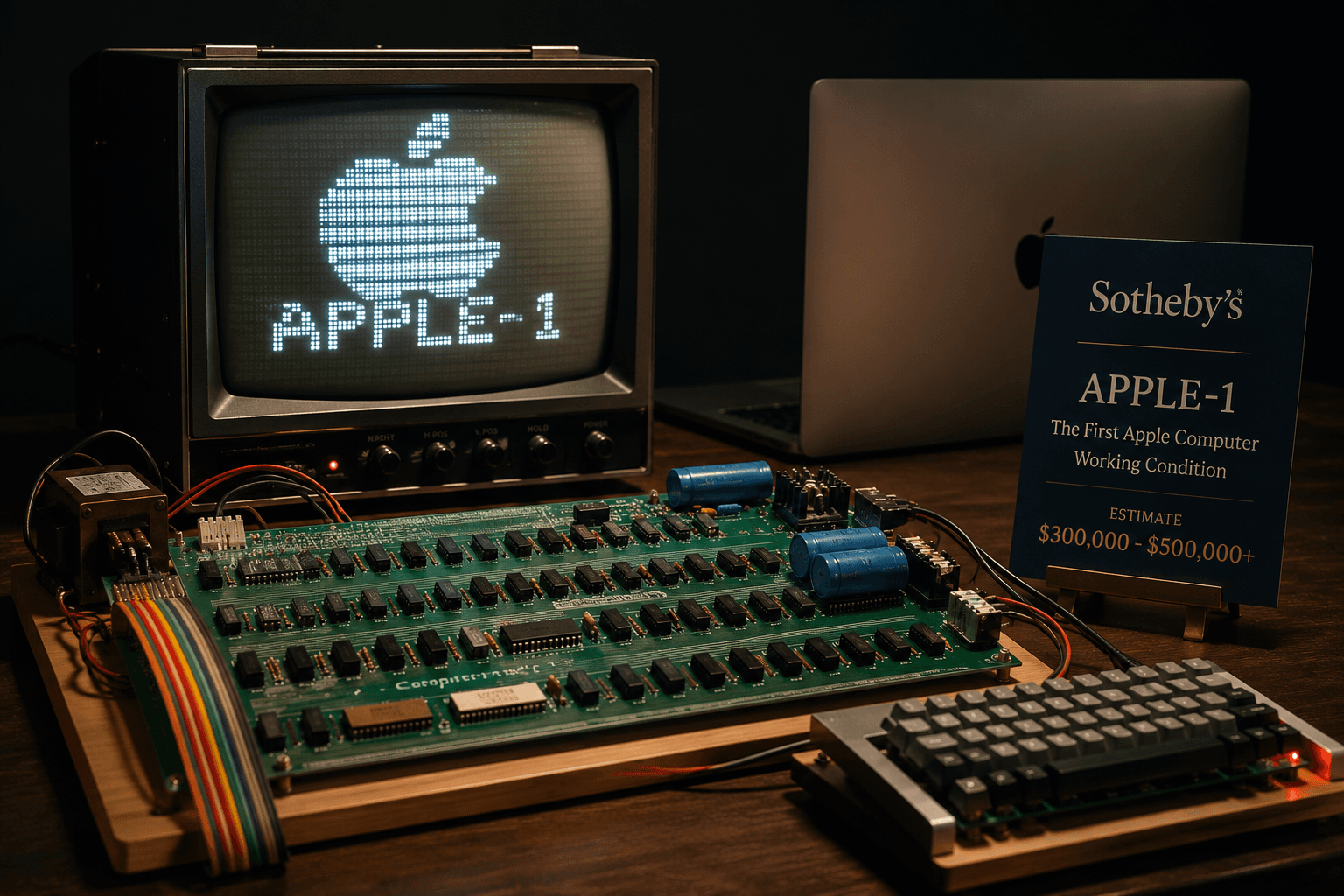 Sotheby's Müzayedesi'nde Bir Efsane: Çalışır Durumdaki Apple-1 Satışa Çıkıyor