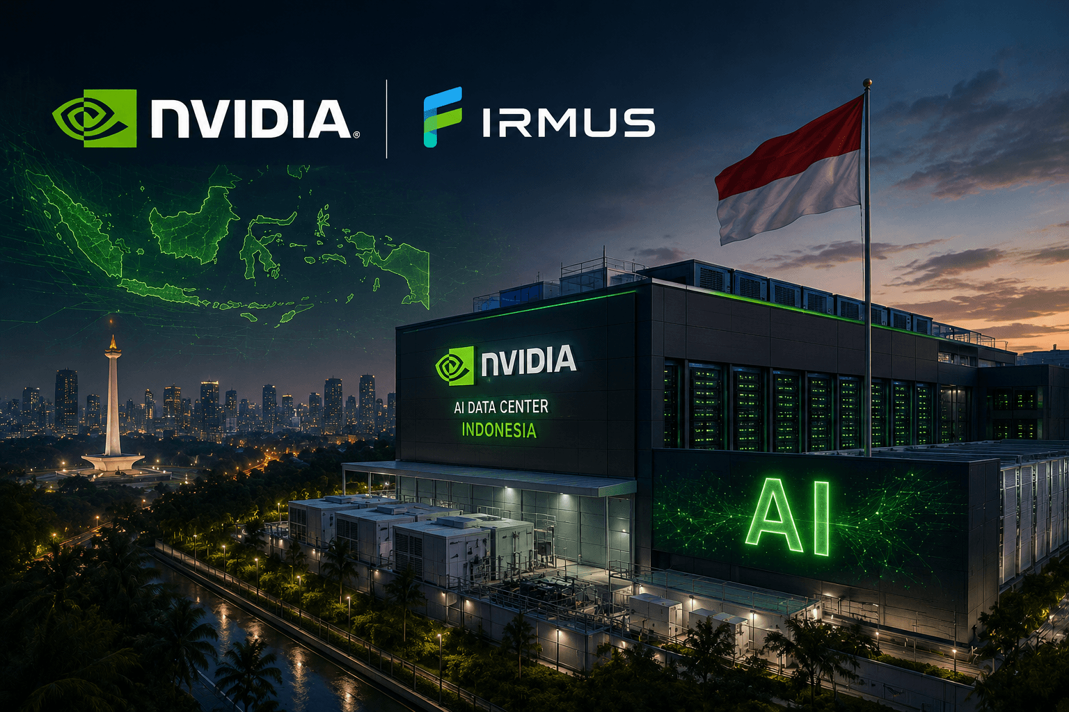 Nvidia ve Firmus İş Birliğiyle Endonezya'da Dev AI Veri Merkezi Kuruluyor