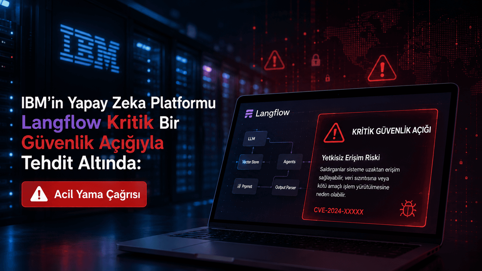 IBM'in Yapay Zeka Platformu Langflow Kritik Bir Güvenlik Açığıyla Tehdit Altında: Acil Yama Çağrısı