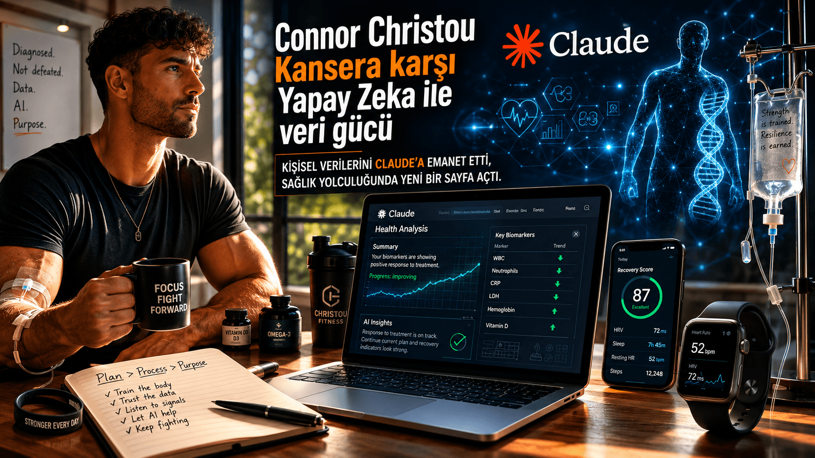 Sağlıklı Yaşamın Zirvesindeki Bir Kurucunun Kanserle Mücadelesinde Yapay Zeka Desteği