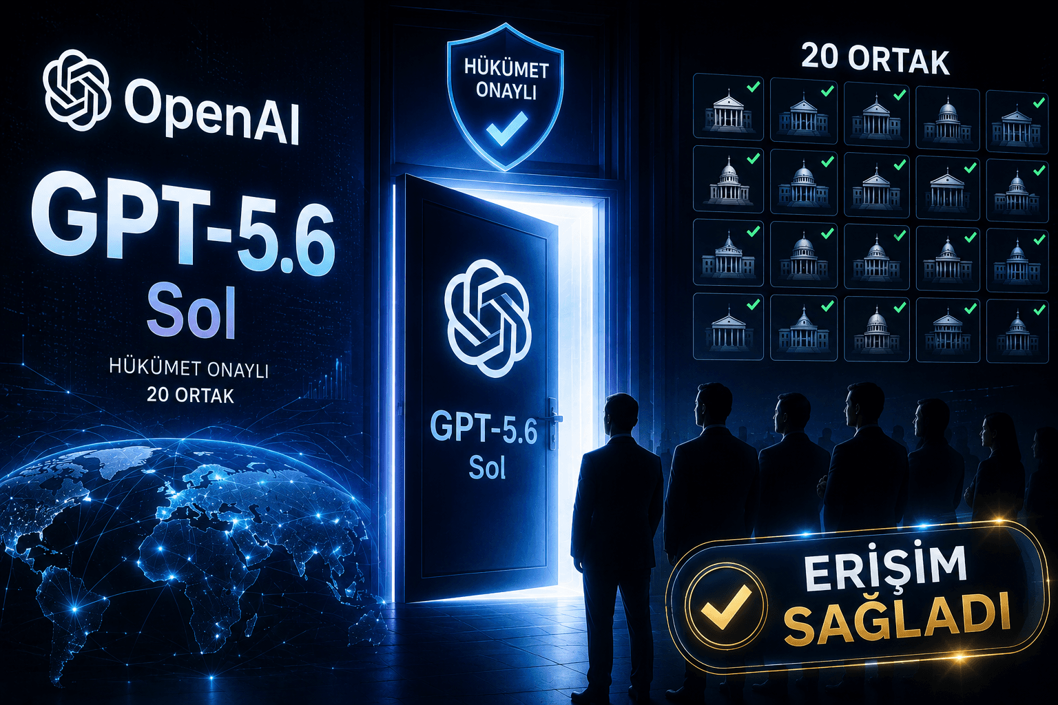 OpenAI'dan Kritik Hamle: Hükümet Onaylı 20 Ortak GPT-5.6 Sol'a Erişim Sağladı