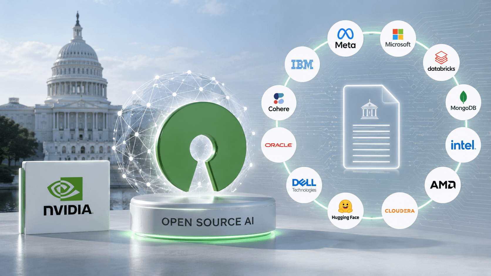 Nvidia ve 25 Şirketten Washington'a Açık Kaynak Yapay Zeka Çağrısı: OpenAI, Anthropic ve Google Listede Yok