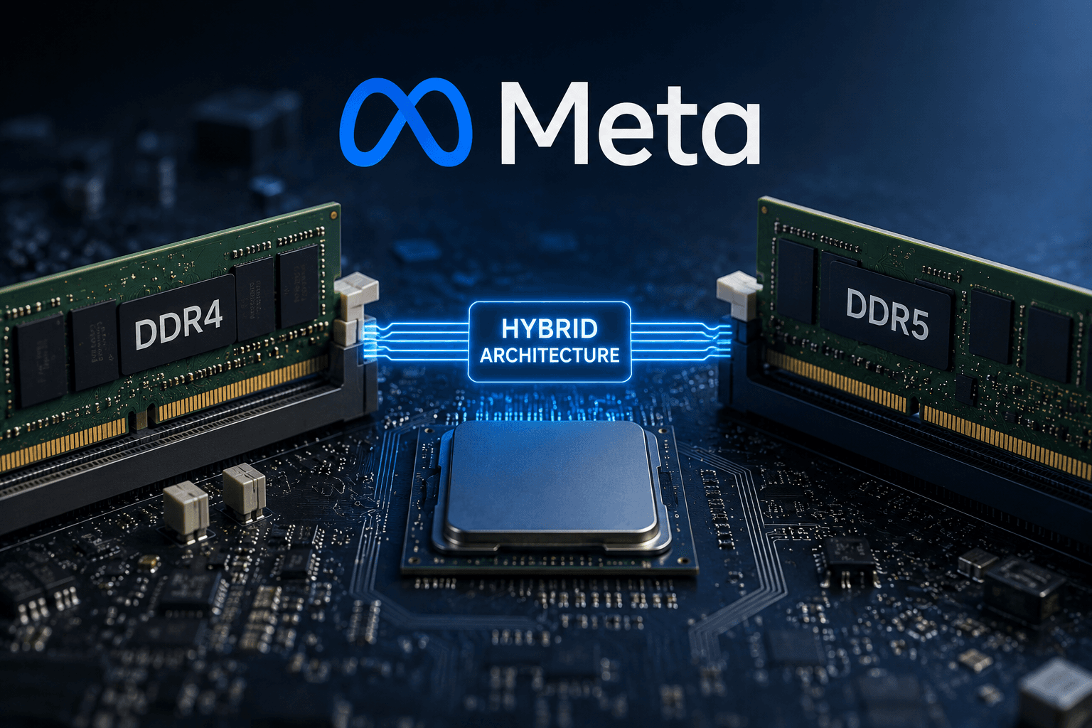 Meta, Donanım Maliyetlerini Düşürmek İçin DDR4 ve DDR5'i Hibrit Bir Mimariyle Buluşturuyor